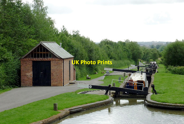 Photo 6"x4" Wilmcote Locks No 45, Warwickshire Stratford-upon-Avon c2012