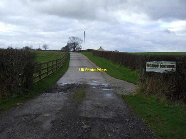 Photo 6"x4" Track to Mordon Southside Farm Mordon c2013