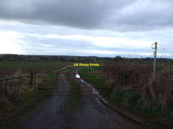 Photo 6"x4" Track (footpath) to West House Shotton\/NZ3625 c2013