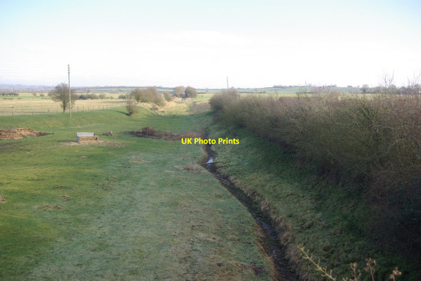 Photo 6"x4" Site of Flecknoe Station Sawbridge c2013