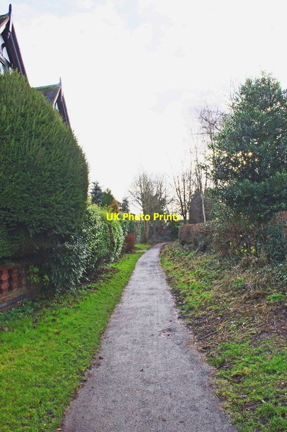 Photo 6"x4" Public footpath from St. Peter's Church Lane to Tagwell Road, Droitwich Droitwich c2013