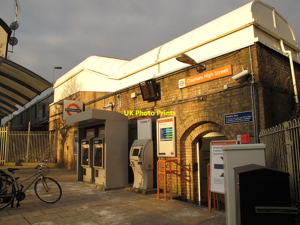 Photo 6"x4" Clapham High Street station entrance Clapham\/TQ2975 c2013