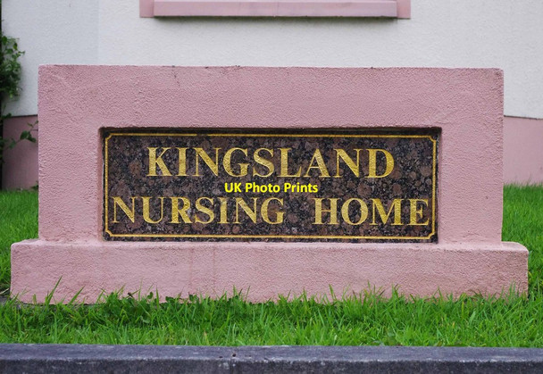 Photo 6"x4" Kingsland Care Centre (2) - name stone, 252 Seacliff Road, Ballyholme, Bangor Bangor\/J5081 c2010