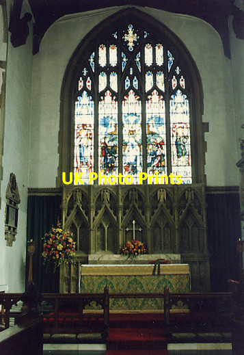 Photo 6"x4" St Mary, Dedham - Chancel Dedham c1996