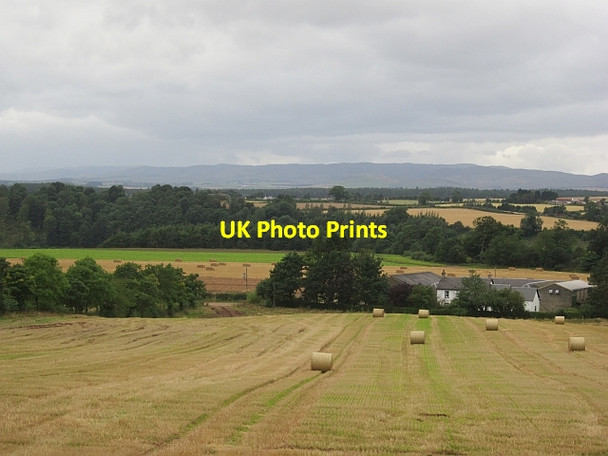 Photo 6"x4" Round bales, Campsie Stanley\/NO1033 c2012