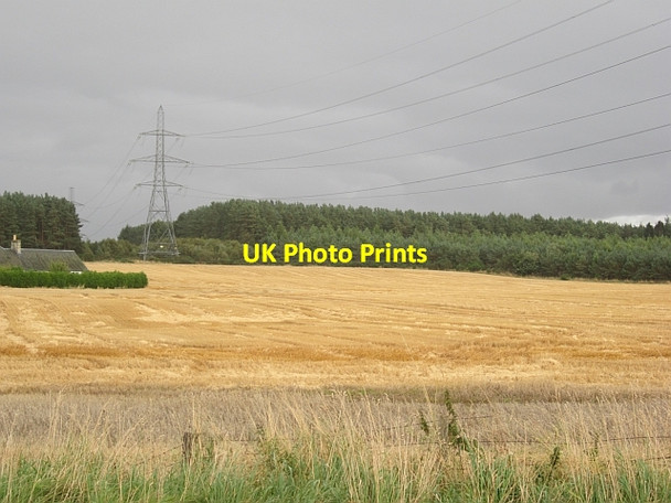 Photo 6"x4" Powerline, Ardgilzean Newmiln\/NO1230 c2012