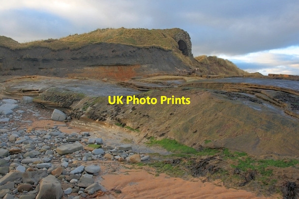Photo 6"x4" Disused Limekiln, Cocklawburn Beach Cheswick c2013