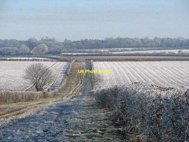 Photo 6"x4" A dip in the byway Little Wilbraham c2013