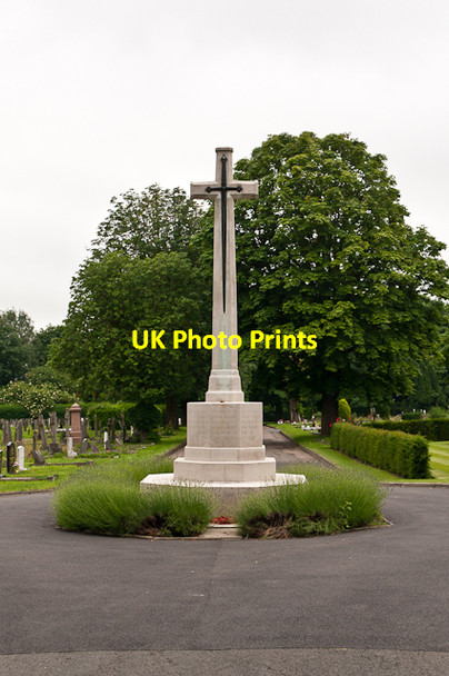 Photo 6"x4" Hatfield Road Cemetery War Memorial St Albans c2012