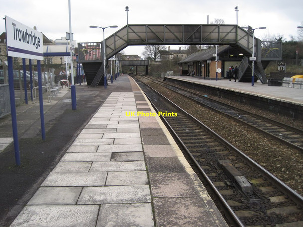 Photo 6"x4" Trowbridge railway station, Wiltshire Trowbridge\/ST8557 c2011