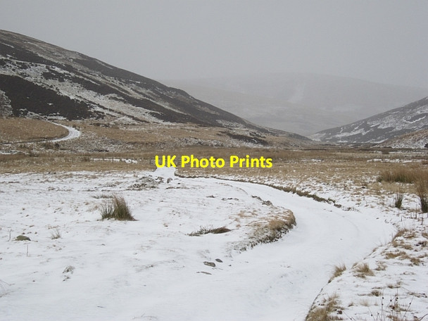 Photo 6"x4" Glen Ea's Hill track Leadhills c2013