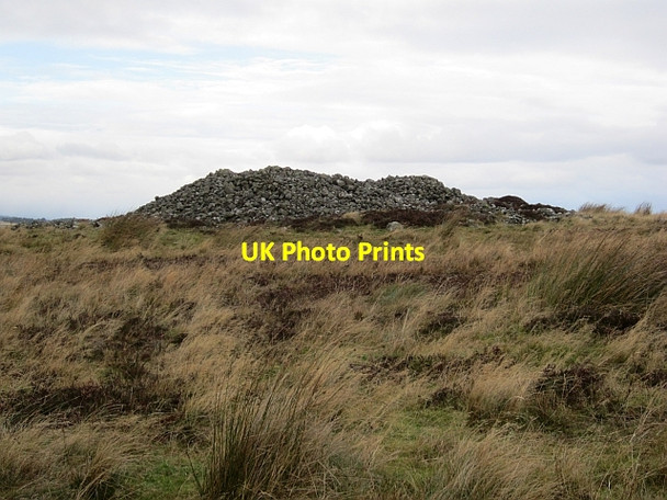Photo 6"x4" Cairn, Longstone Hill Warenford c2012