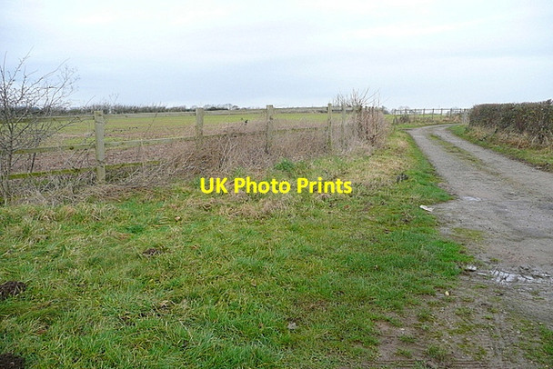 Photo 6"x4" Farm track near Clifford Lane Stratford-upon-Avon c2013