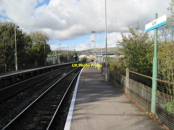 Photo 6"x4" Aber railway station, Gwent Caerphilly\/Caerffil c2012