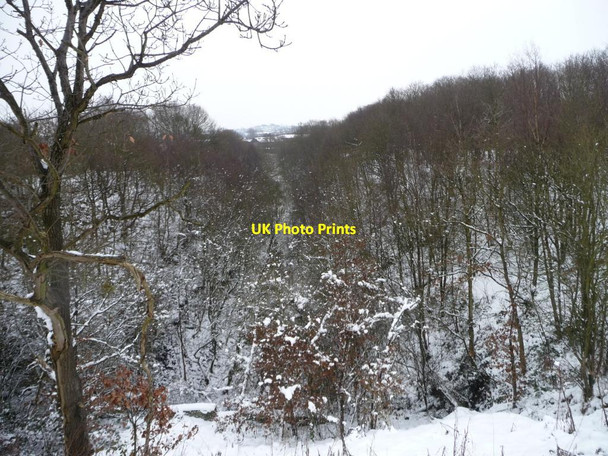 Photo 6"x4" The line of the dismantled railway, Woodkirk Batley c2013