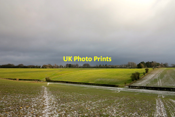 Photo 6"x4" Footpath to Bossingham Village Bossingham c2012