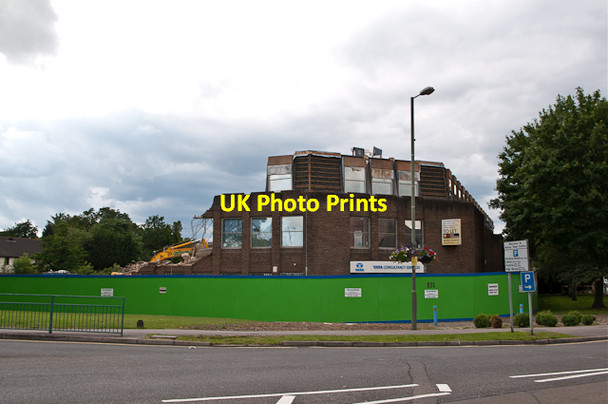 Photo 6"x4" Newman House - demolition Horley\/TQ2843 c2012