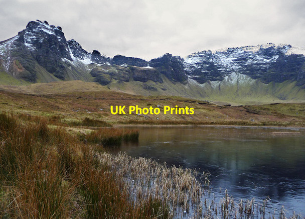 Photo 6"x4" Frozen Loch Cuithir Lealt\/NG5060 c2013