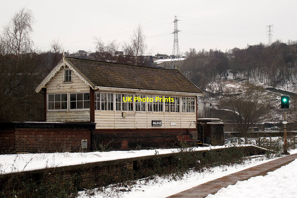 Photo 6"x4" Halifax signal box Halifax c2013
