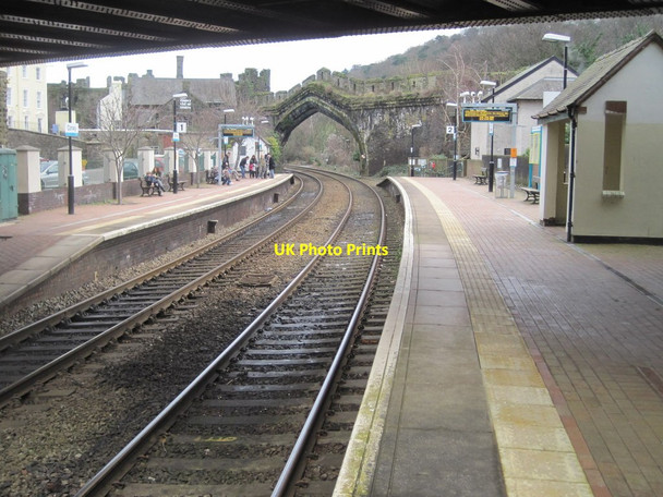 Photo 6"x4" Conwy railway station Conwy c2011
