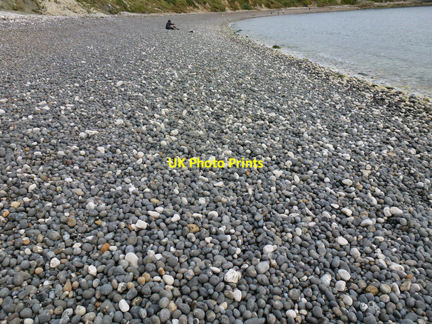 Photo 6"x4" Pebbly beach at Lulworth Cove West Lulworth c2012