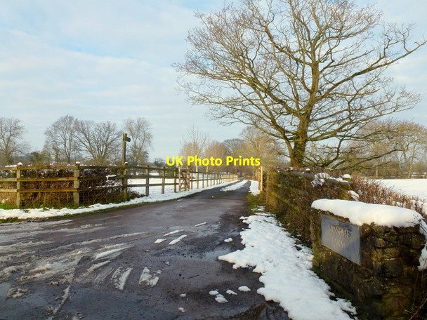 Photo 6"x4" Farm track and footpath Druggers End c2013