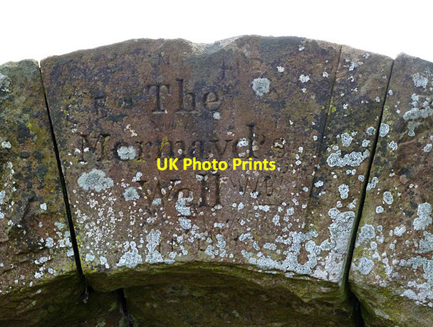 Photo 6"x4" An engraved stone at the Mermaid's Well Cambridge\/NT5848 c2013