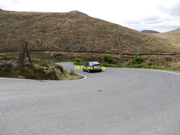 Photo 6"x4" Car descending through the hairpin bends on the Spelga Pass Hilltown\/J2128 c2012
