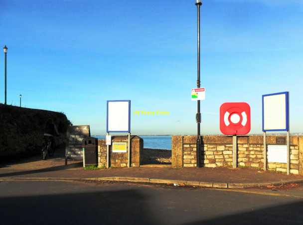 Photo 6"x4" Beach access, Seaview, IOW Ryde c2012