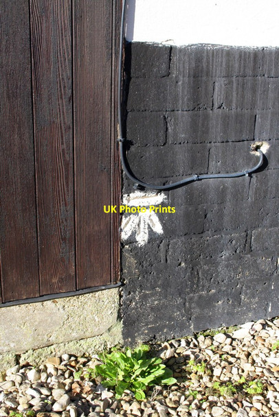 Photo 6"x4" Benchmark on #97 Henley Road Sandford-on-Thames c2013