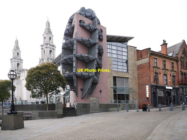 Photo 6"x4" Brodrick Court & Civic Hall from Cookridge Street Leeds\/SE3034 c2013