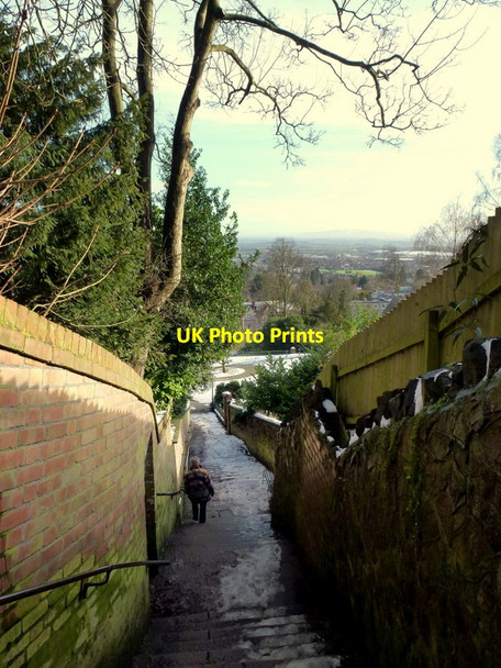 Photo 6"x4" Steps down from St. Anne's Road Great Malvern c2013