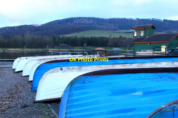 Photo 6"x4" Inside the Boatyard Lochore Meadows Lochgelly c2013