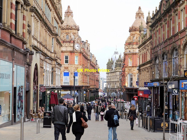 Photo 6"x4" Albion Place across Briggate to King Edward Street Leeds\/SE3034 c2013