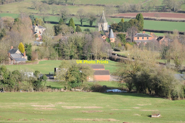 Photo 6"x4" Stoke Lacy viewed from Stoke Hill Stoke Hill\/SO6149 c2013