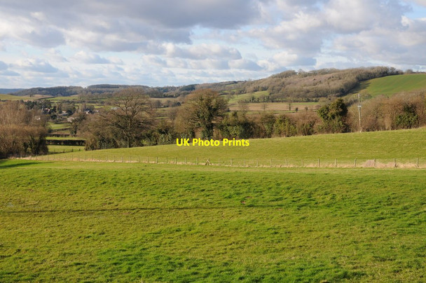 Photo 6"x4" View over Ullingswick Bleak Acre c2013