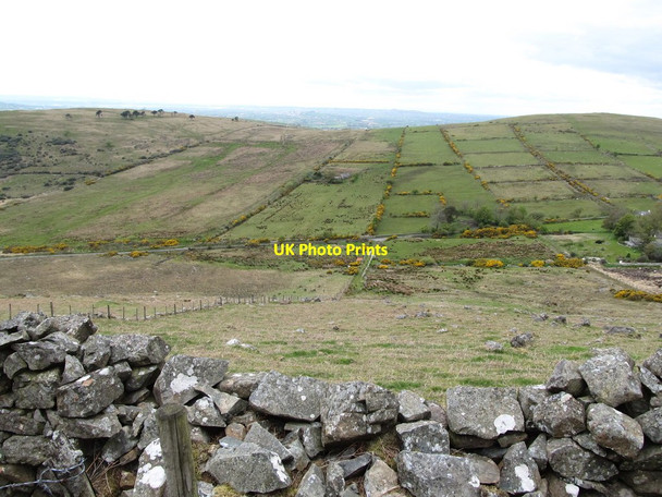 Photo 6"x4" The valley of the Glenaveagh Stream from the slopes of Spelga Hilltown\/J2128 c2012