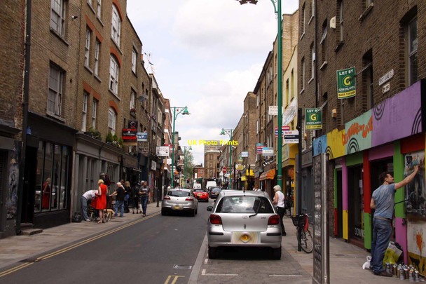 Photo 6"x4" Brick Lane in East London London c2012