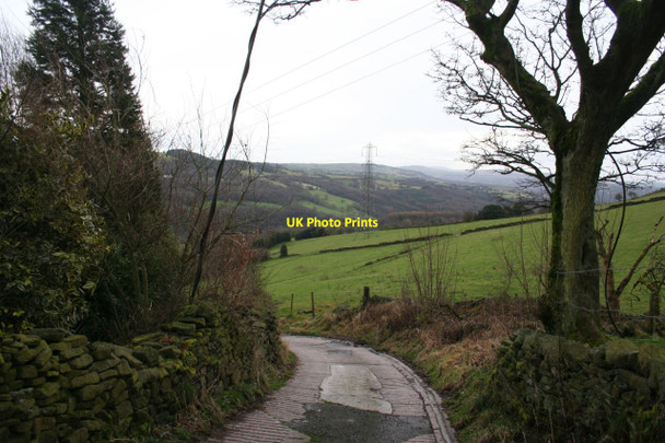 Photo 6"x4" Apple Street Chisworth c2012