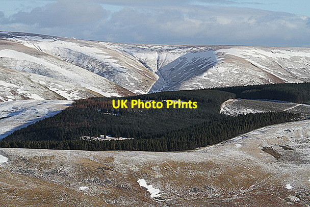 Photo 6"x4" The col between The Castles and Crock Law Sourhope c2013