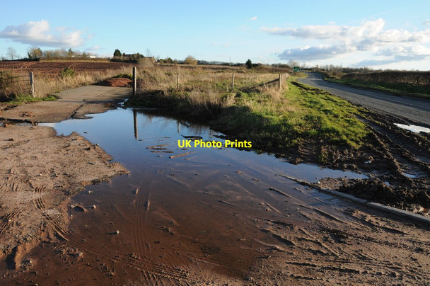 Photo 6"x4" Course of the old road, Burley Gate Burley Gate c2013