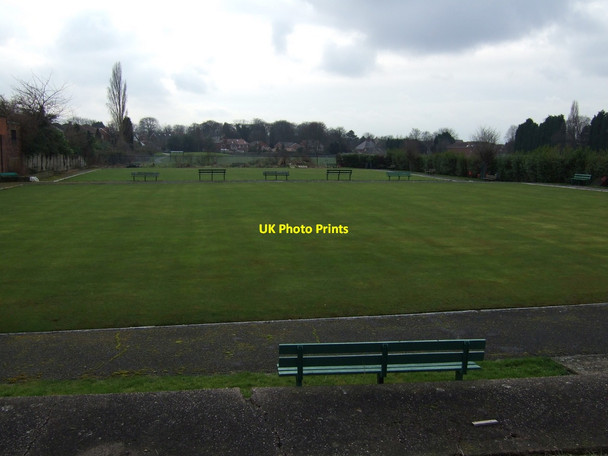 Photo 6"x4" Bowling green, Hickleton Bowling Club,Thurnscoe Thurnscoe c2013