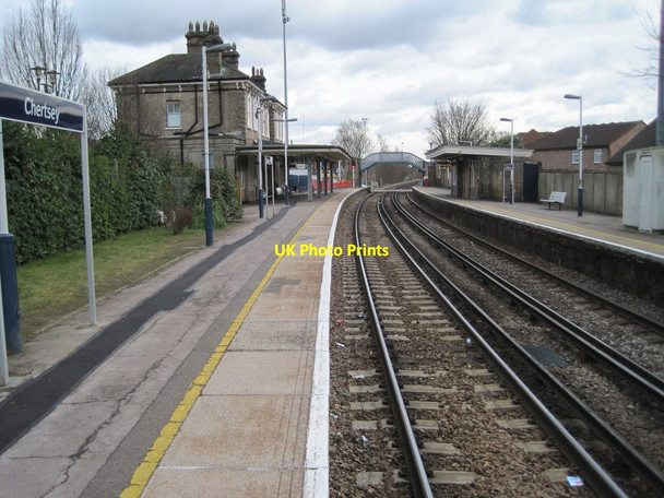 Photo 6"x4" Chertsey railway station Chertsey c2013