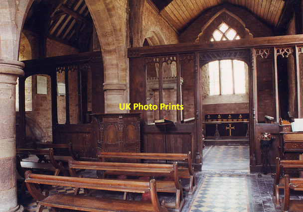 Photo 6"x4" St Cosmas & St Damian, Stretford -  Interior Stretford Court c1998