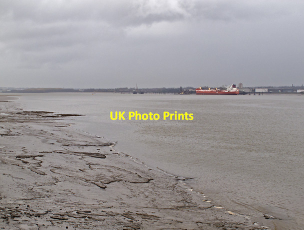 Photo 6"x4" Bank of the River Mersey Seacombe c2013
