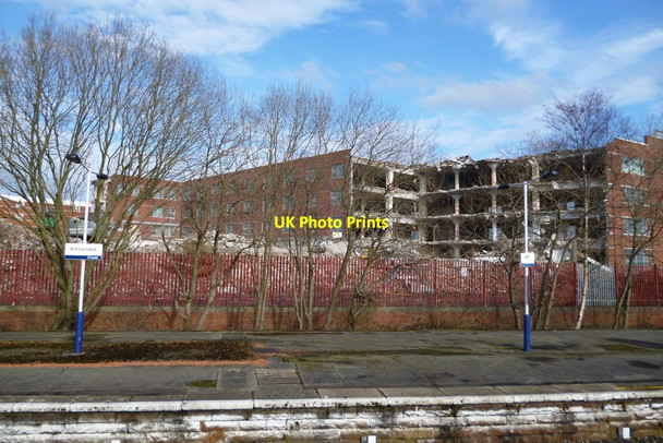 Photo 6"x4" Demolition in progress Kilmarnock c2013