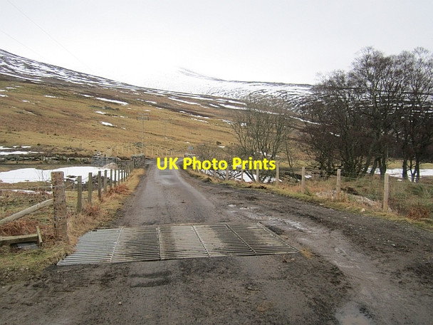Photo 6"x4" Cattle grid, Glen Lethnot Stonyford\/NO5072 c2013