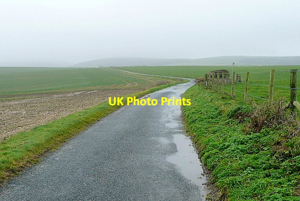 Photo 6"x4" Lane towards Shalcombe Thorley\/SZ3788 c2012