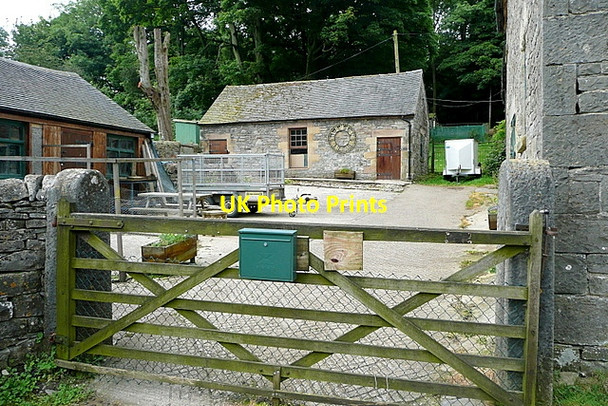 Photo 6"x4" Farmyard at Tissington Hall Tissington c2012