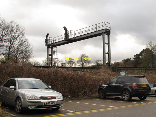 Photo 6"x4" Signal gantry south of Purley Purley c2013